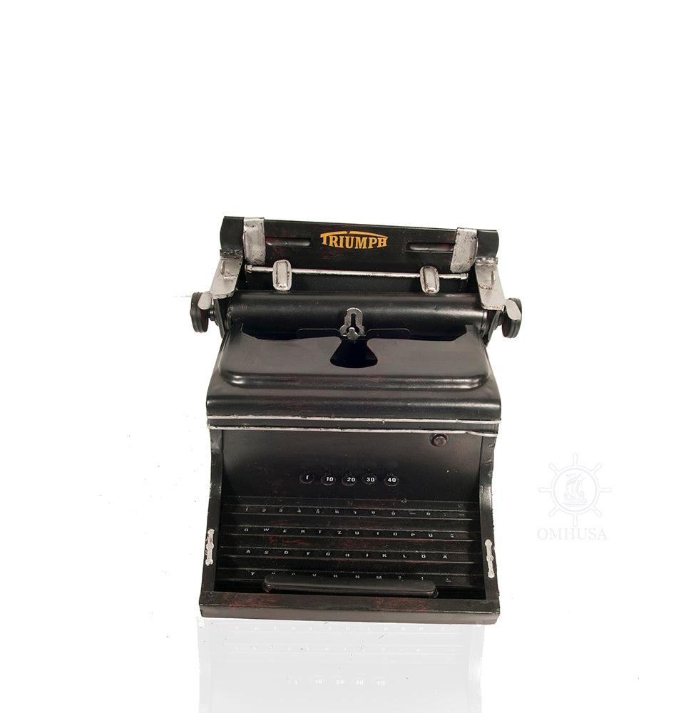  1945 Triumph German Typewriter Handmade metal, Home furniture and dÃ©cor, OLD MODERN HANDICRAFTS, XoticBrands Home Decor