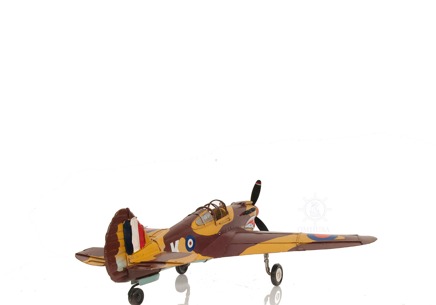  1941 Curtiss Hawk 81A Metal Handmade Scaled Model, Home furniture and dÃ©cor, OLD MODERN HANDICRAFTS, XoticBrands Home Decor