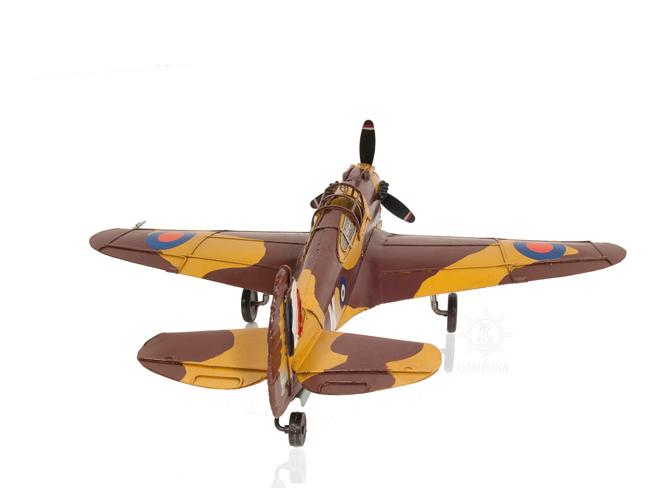  1941 Curtiss Hawk 81A Metal Handmade Scaled Model, Home furniture and dÃ©cor, OLD MODERN HANDICRAFTS, XoticBrands Home Decor