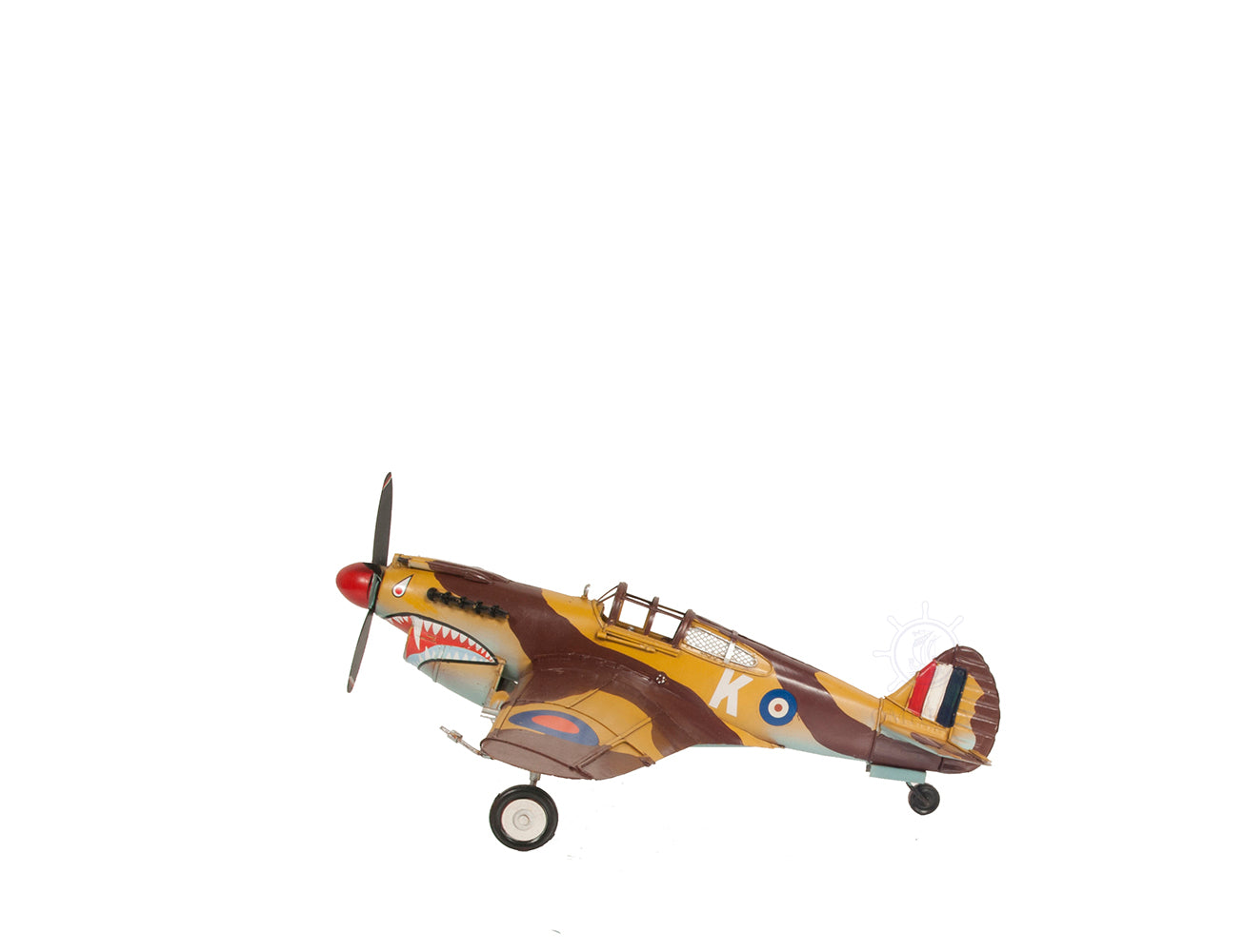  1941 Curtiss Hawk 81A Metal Handmade Scaled Model, Home furniture and dÃ©cor, OLD MODERN HANDICRAFTS, XoticBrands Home Decor