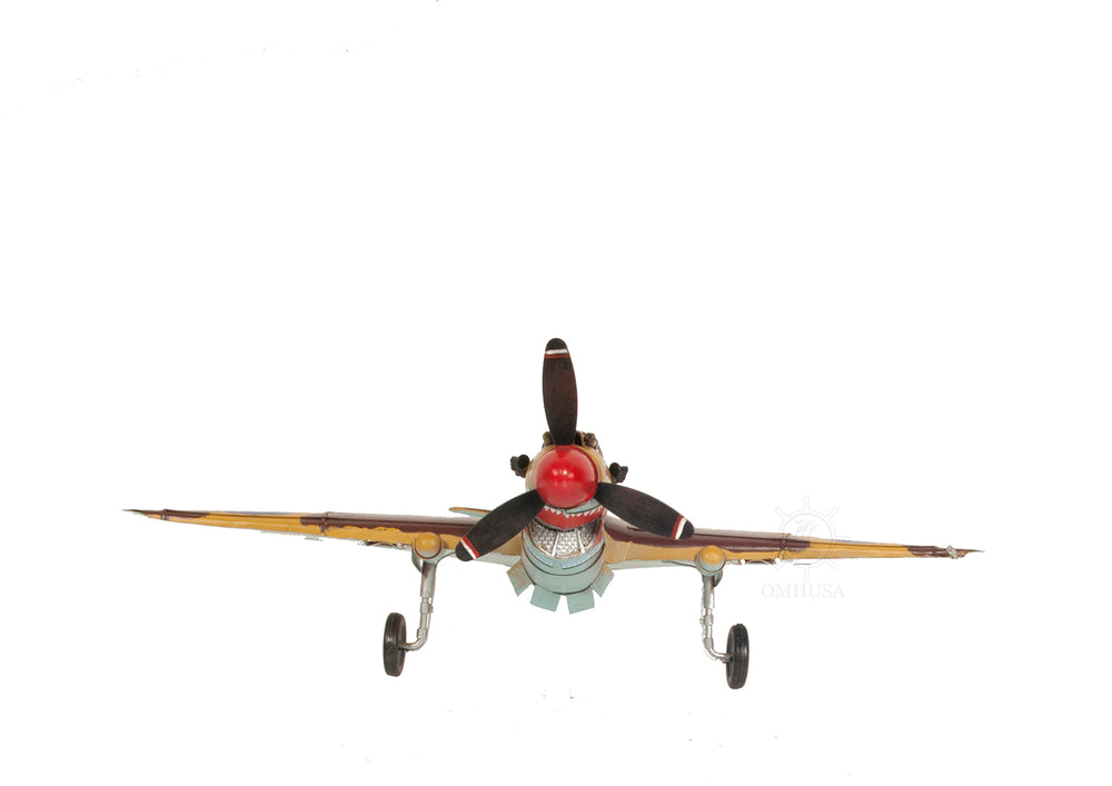  1941 Curtiss Hawk 81A Metal Handmade Scaled Model, Home furniture and dÃ©cor, OLD MODERN HANDICRAFTS, XoticBrands Home Decor