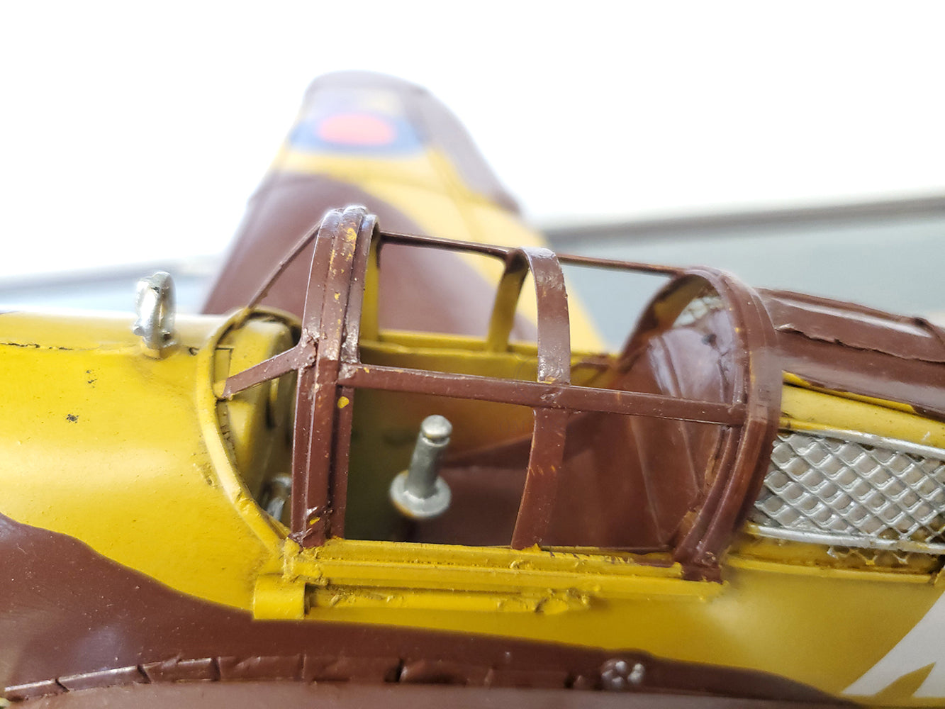  1941 Curtiss Hawk 81A Metal Handmade Scaled Model, Home furniture and dÃ©cor, OLD MODERN HANDICRAFTS, XoticBrands Home Decor