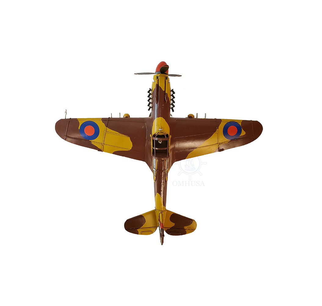  1941 Curtiss Hawk 81A Metal Handmade Scaled Model, Home furniture and dÃ©cor, OLD MODERN HANDICRAFTS, XoticBrands Home Decor
