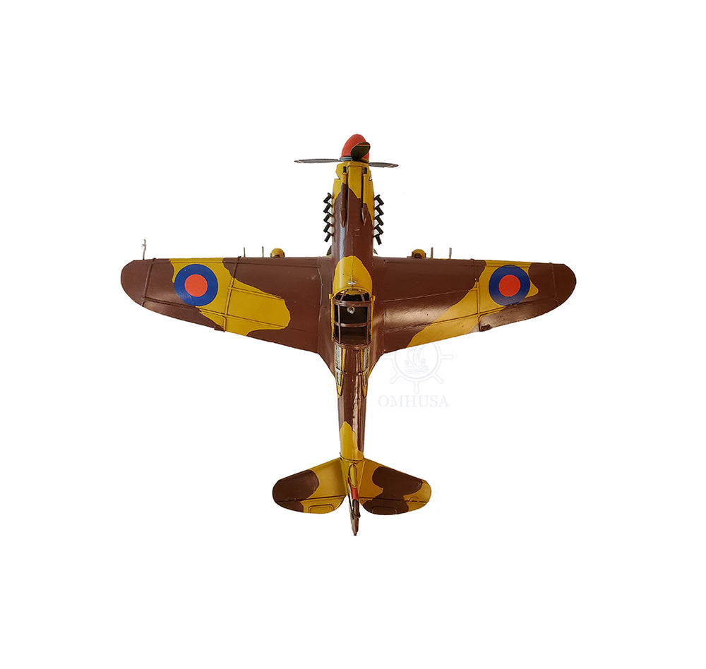  1941 Curtiss Hawk 81A Metal Handmade Scaled Model, Home furniture and dÃ©cor, OLD MODERN HANDICRAFTS, XoticBrands Home Decor