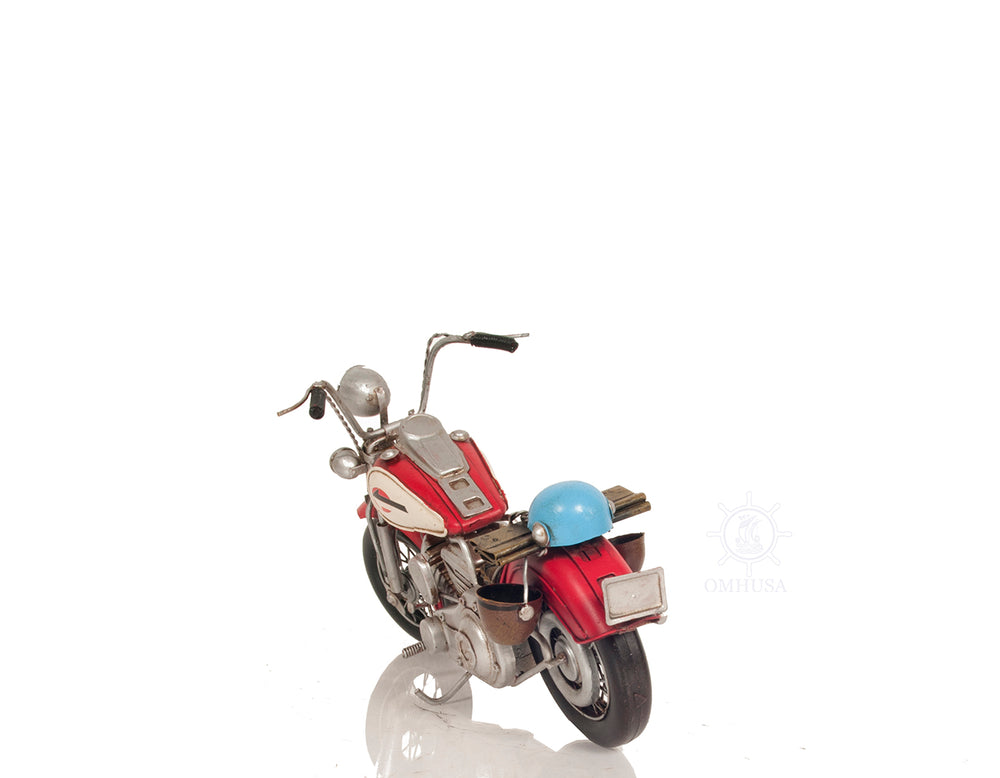  Red Harley Davidson Motorcycle Metal Handmade, Home furniture and dÃ©cor, OLD MODERN HANDICRAFTS, XoticBrands Home Decor