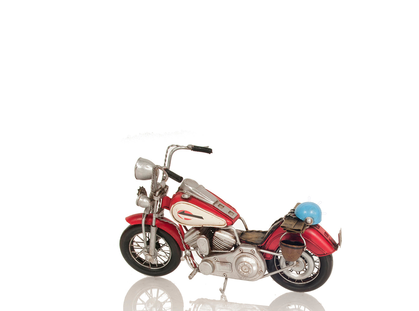  Red Harley Davidson Motorcycle Metal Handmade, Home furniture and dÃ©cor, OLD MODERN HANDICRAFTS, XoticBrands Home Decor