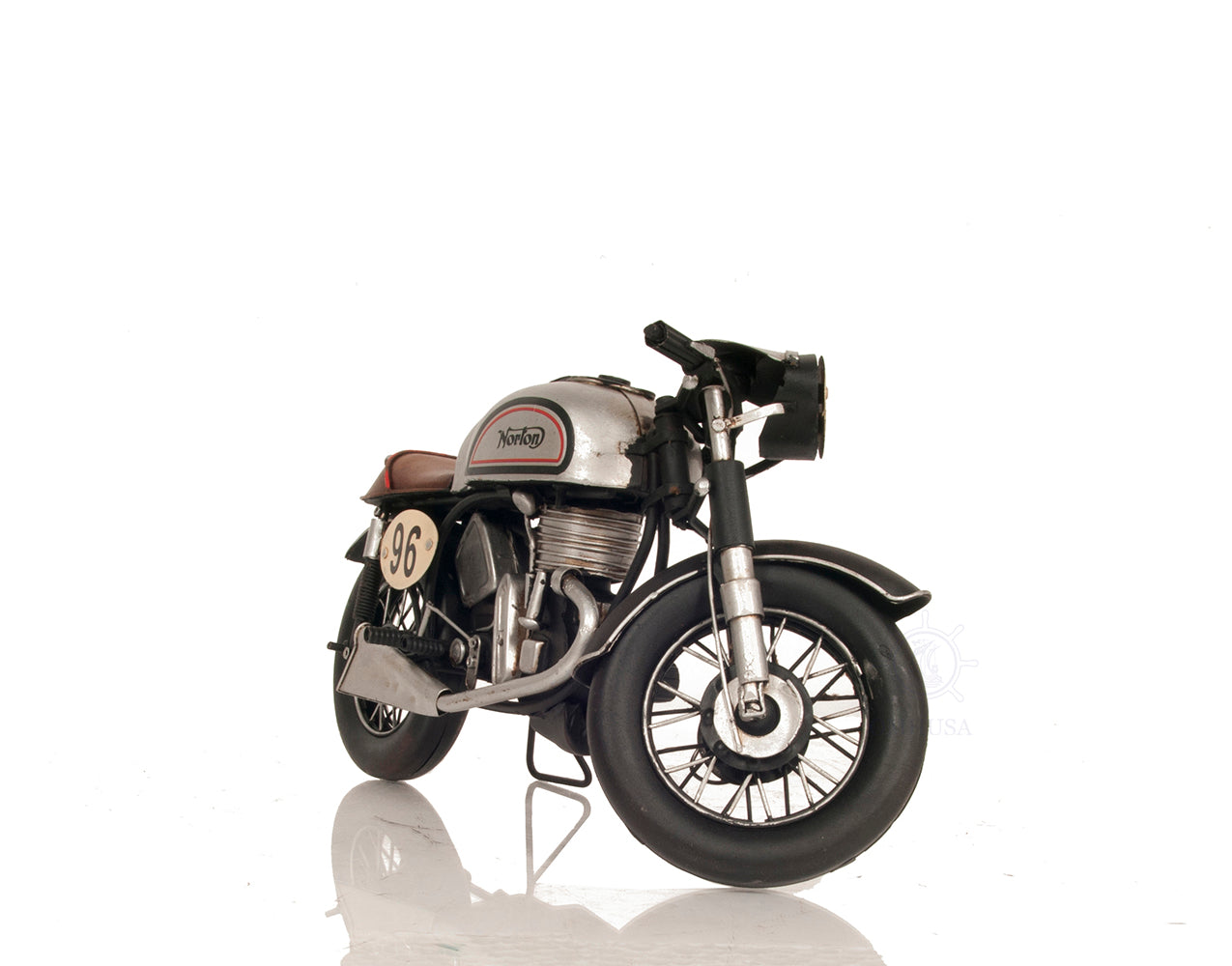  1952 Norton Manx 1:8 Metal Handmade Scaled Model, Home furniture and dÃ©cor, OLD MODERN HANDICRAFTS, XoticBrands Home Decor