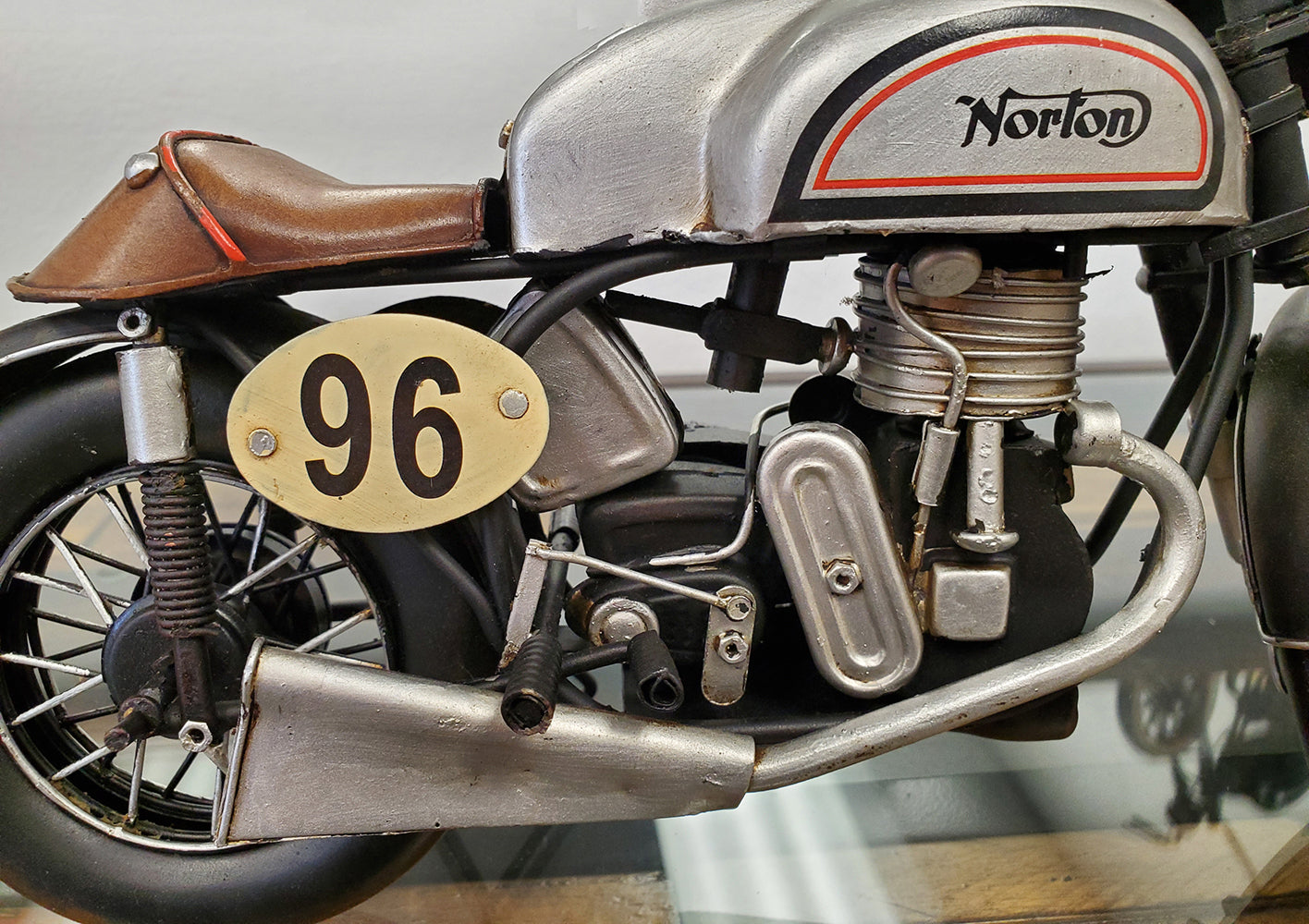  1952 Norton Manx 1:8 Metal Handmade Scaled Model, Home furniture and dÃ©cor, OLD MODERN HANDICRAFTS, XoticBrands Home Decor