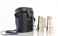  Brass Binocular W Leather Case, Home furniture and decor, Old Modern Handicrafts, XoticBrands Home Decor