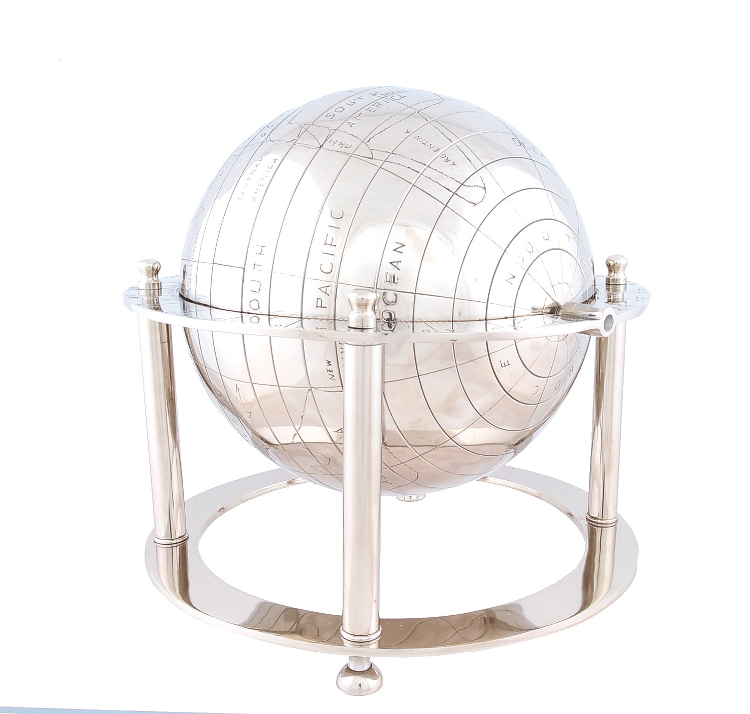  Aluminium Globe, Home furniture and decor, Old Modern Handicrafts, XoticBrands Home Decor