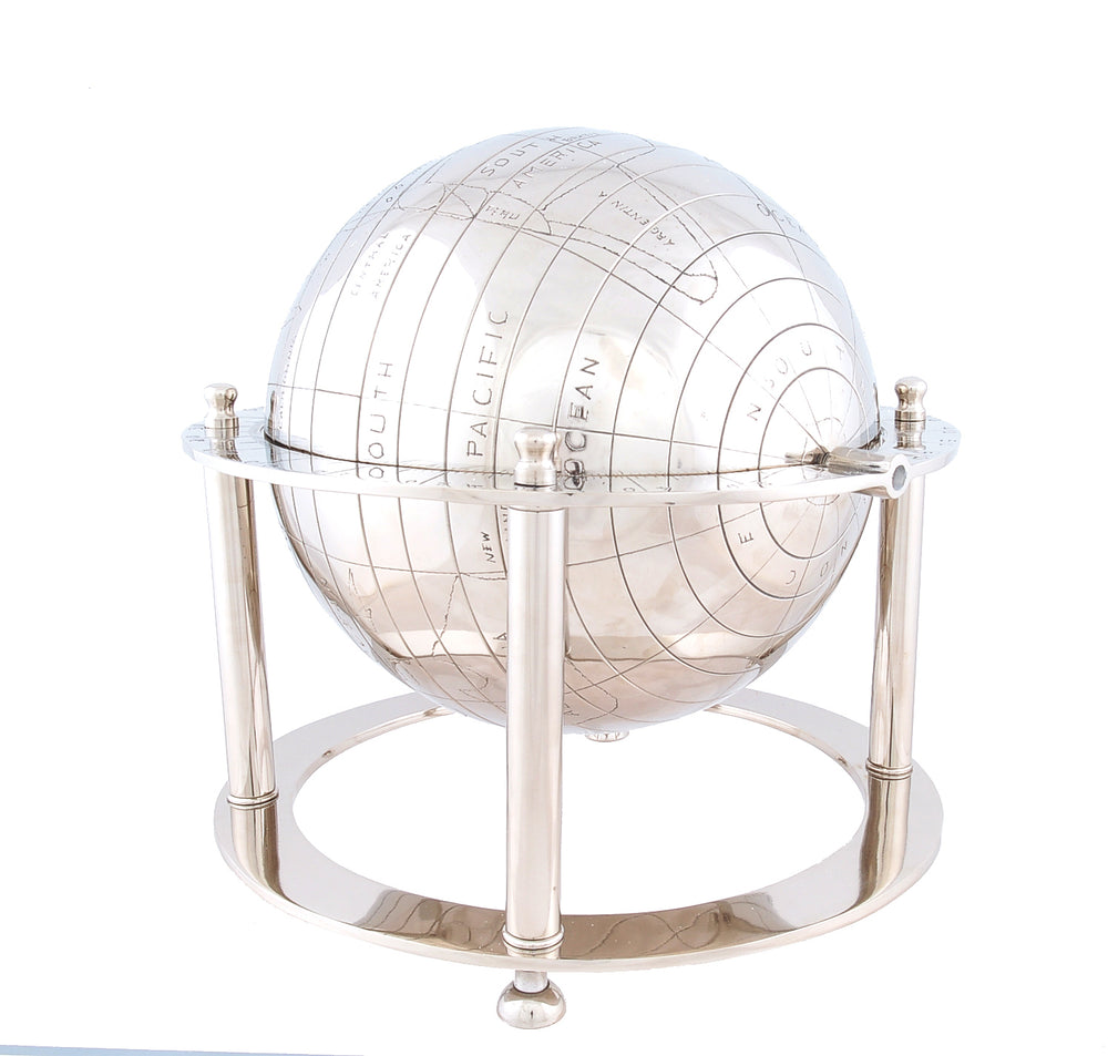  Aluminium Globe, Home furniture and decor, Old Modern Handicrafts, XoticBrands Home Decor