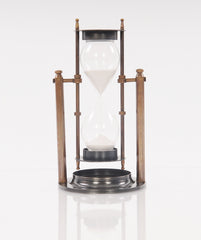  Brass Revolving Sandtimer, Home furniture and decor, Old Modern Handicrafts, XoticBrands Home Decor