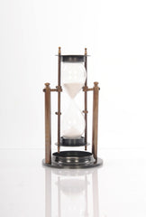  Brass Revolving Sandtimer, Home furniture and decor, Old Modern Handicrafts, XoticBrands Home Decor