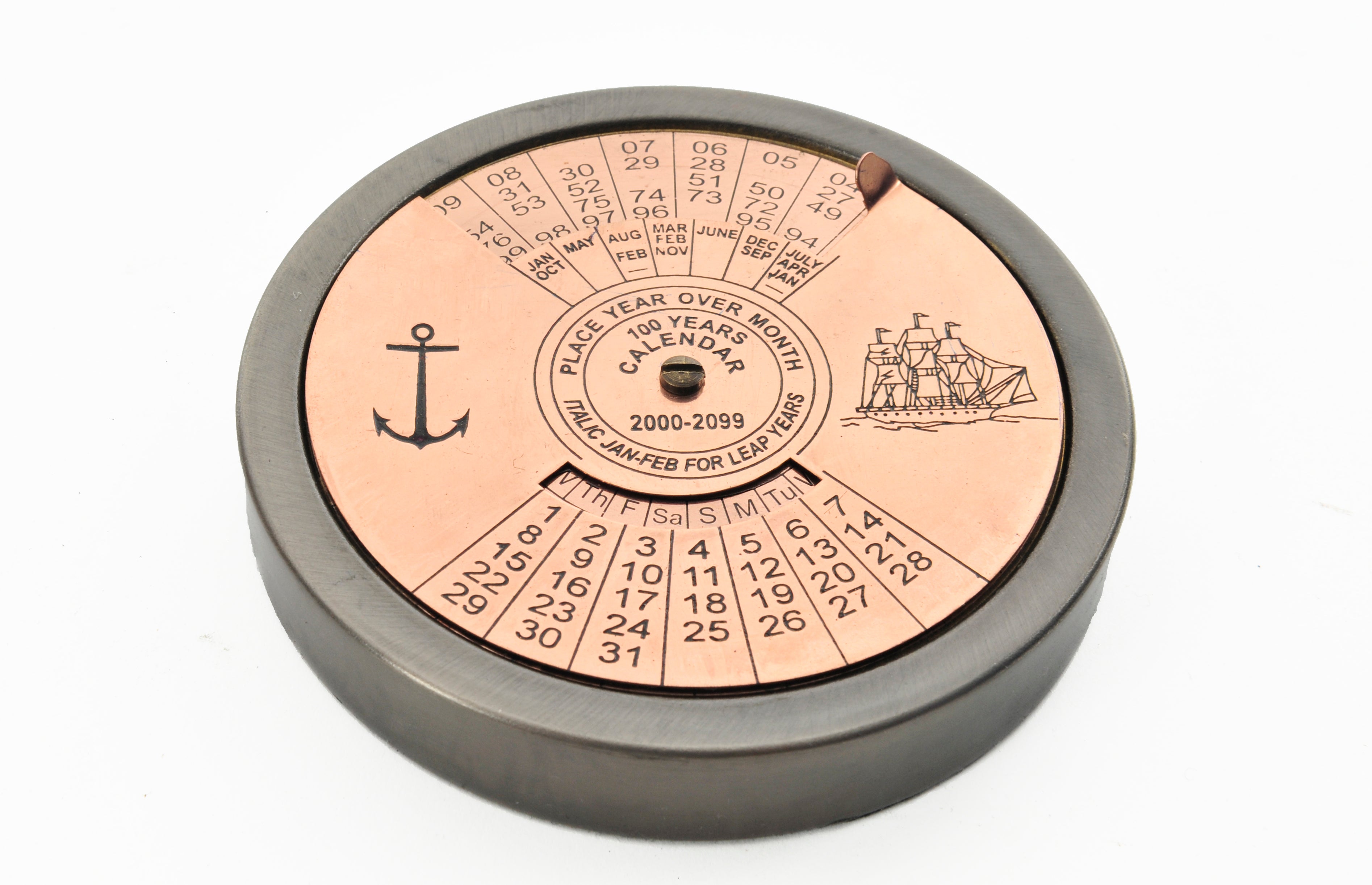  100 Year Calendar & Compass Quote Set of 2, Home furniture and decor, Old Modern Handicrafts, XoticBrands Home Decor
