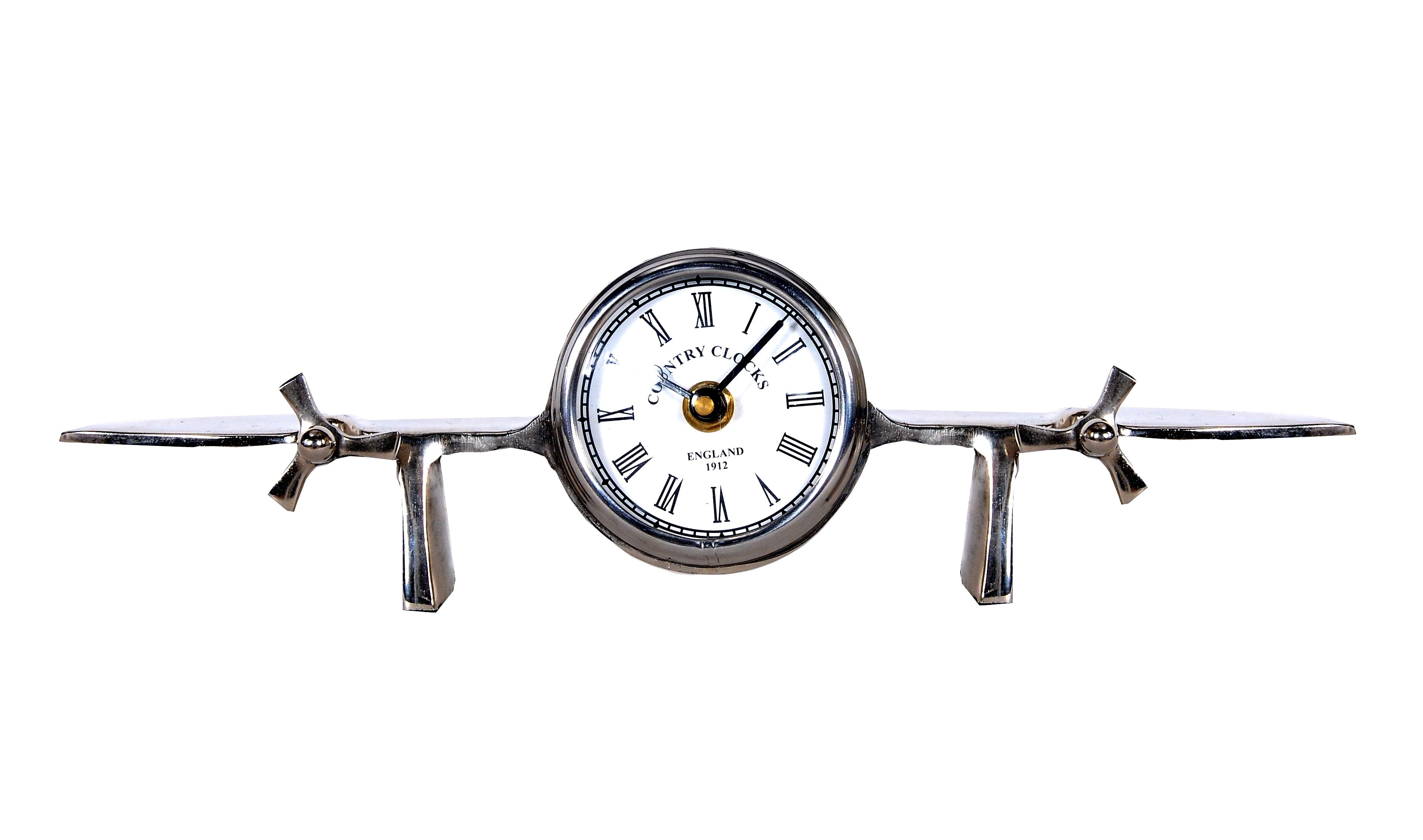  Aeroplane Table Clock, Home furniture and decor, Old Modern Handicrafts, XoticBrands Home Decor