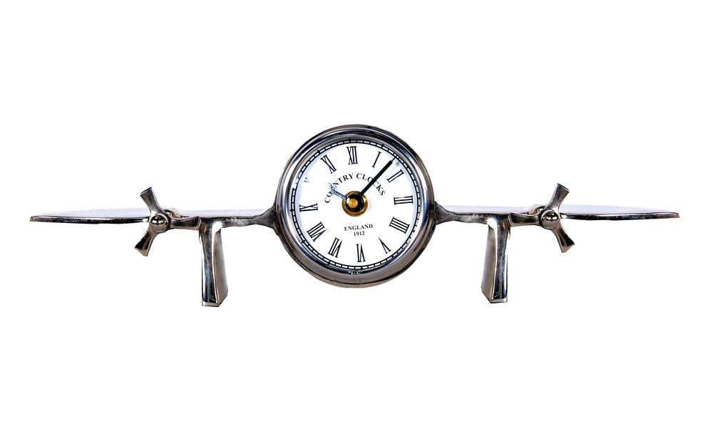  Aeroplane Table Clock, Home furniture and decor, Old Modern Handicrafts, XoticBrands Home Decor
