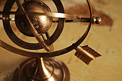  Brass Armillary 8 inches, Home, Old Modern Handicraft, XoticBrands Home Decor
