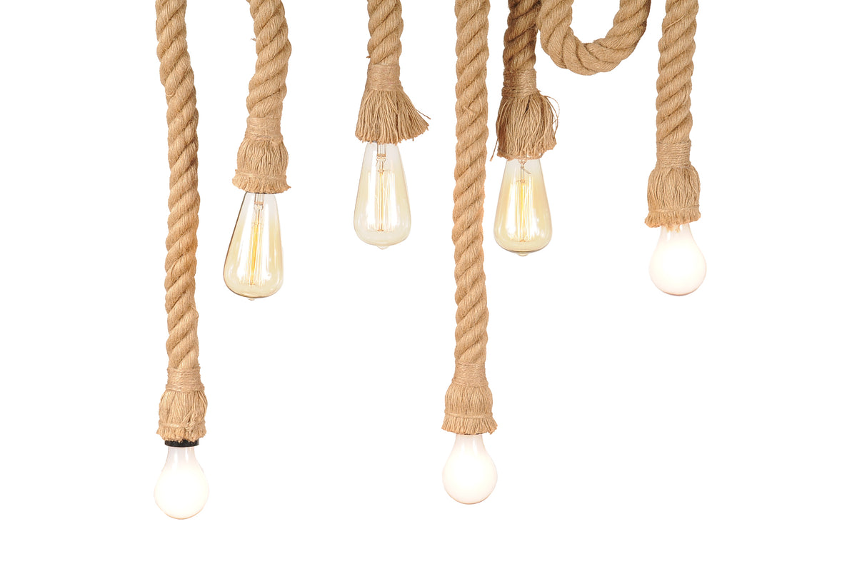  Medusa Pendant Lamp - 6 bulbs, Home furniture and decor, Old Modern Handicrafts, XoticBrands Home Decor