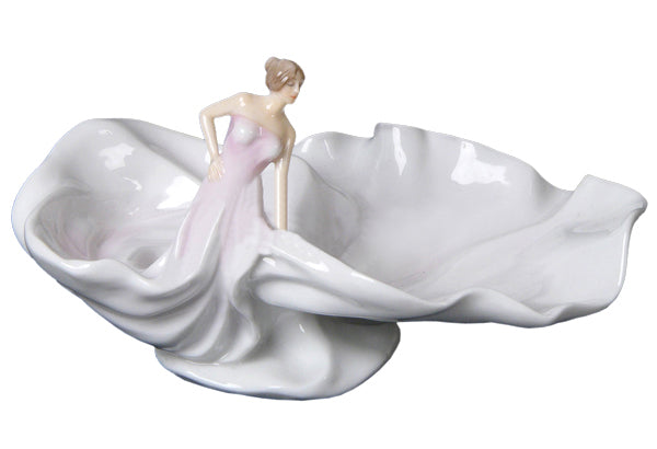 Swirling Skirt Dish - Home Accent. - XoticBrands Home Decor