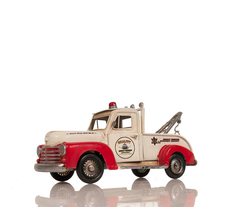  Metal Handmade Classic Chevrolet Tow Truck, Home furniture and dÃ©cor, OLD MODERN HANDICRAFTS, XoticBrands Home Decor