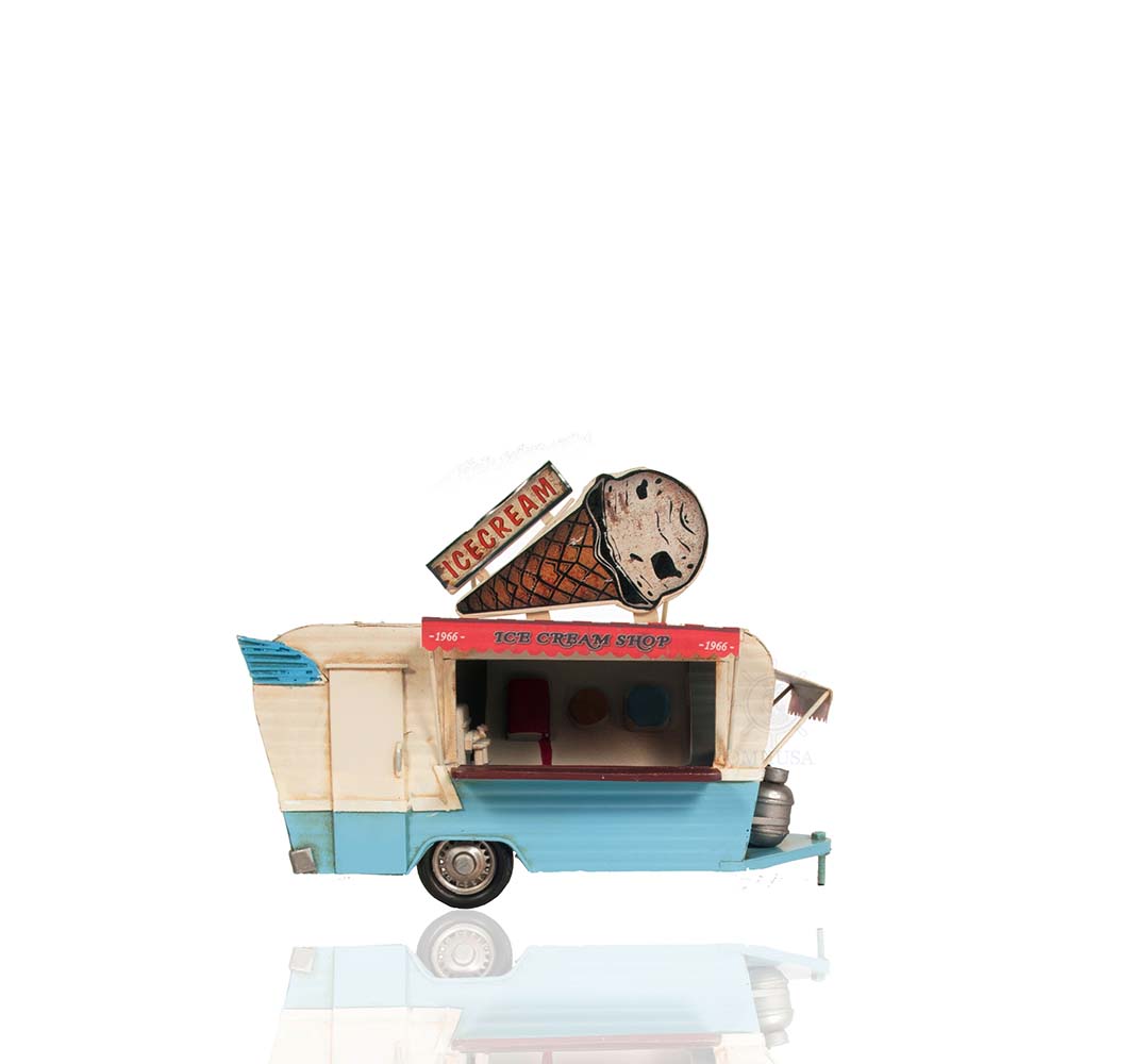  1966 Icecream Trailer Metal Handmade, Home furniture and dÃ©cor, OLD MODERN HANDICRAFTS, XoticBrands Home Decor