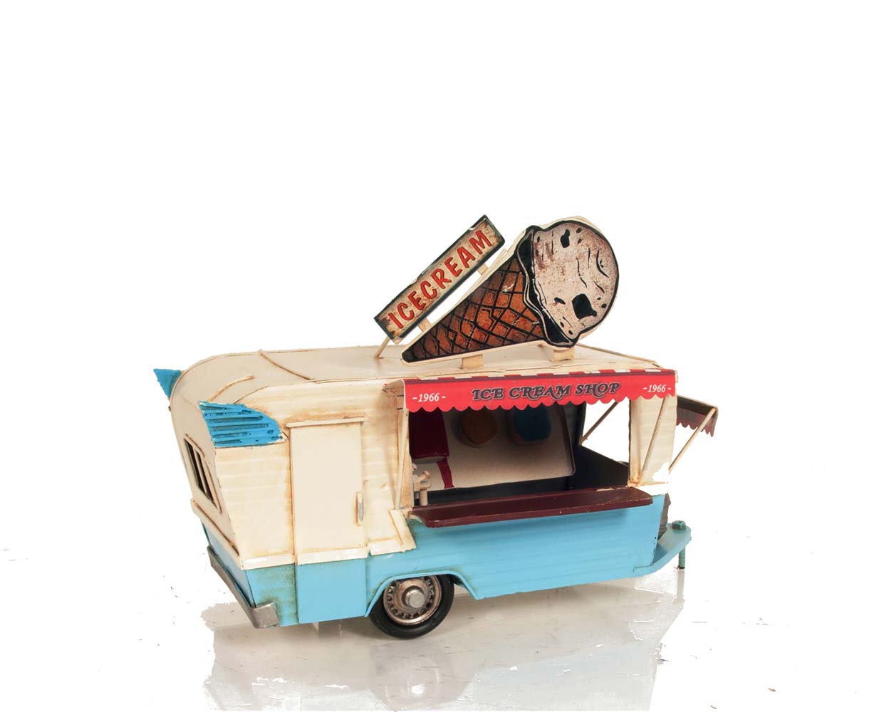  1966 Icecream Trailer Metal Handmade, Home furniture and dÃ©cor, OLD MODERN HANDICRAFTS, XoticBrands Home Decor