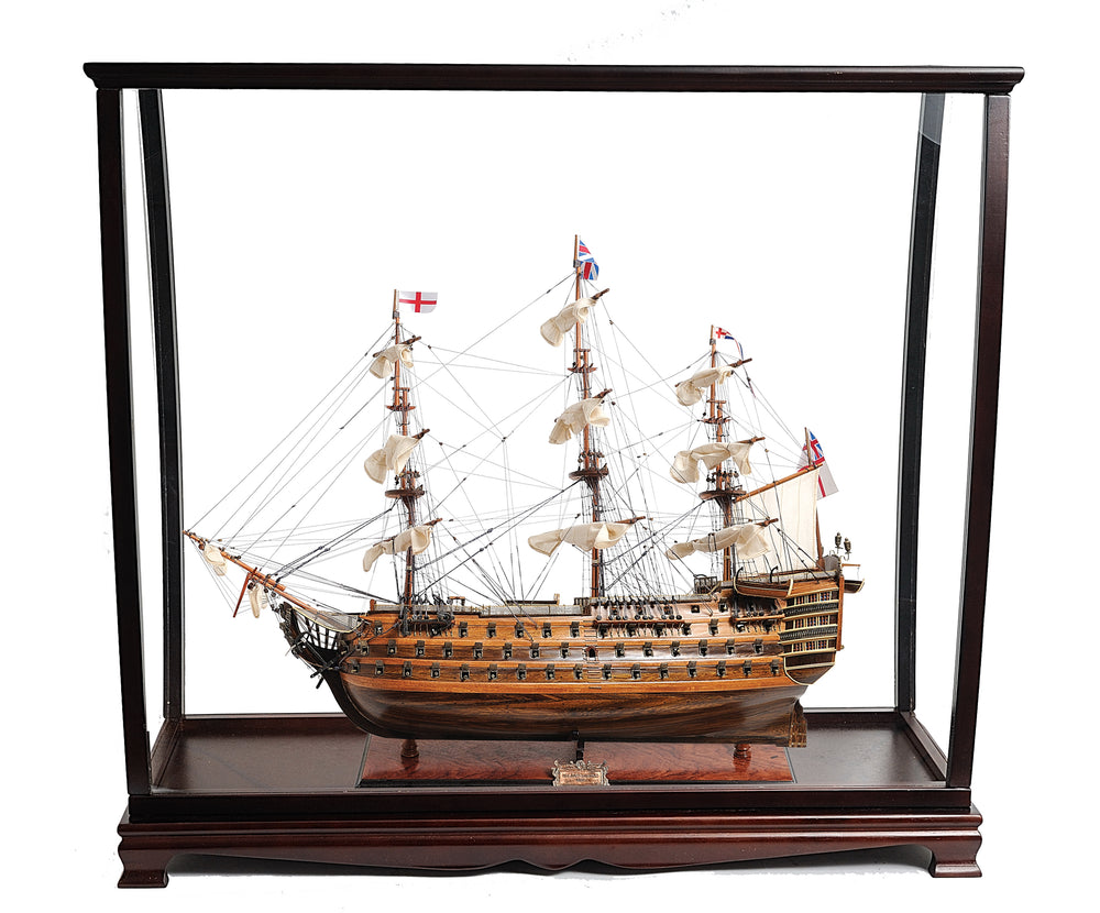  HMS Victory Large With Table Top Display Case Model Display, Home furniture and decor, Old Modern Handicrafts, XoticBrands Home Decor