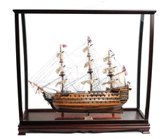  HMS Victory Large With Table Top Display Case Model Display, Home furniture and decor, Old Modern Handicrafts, XoticBrands Home Decor