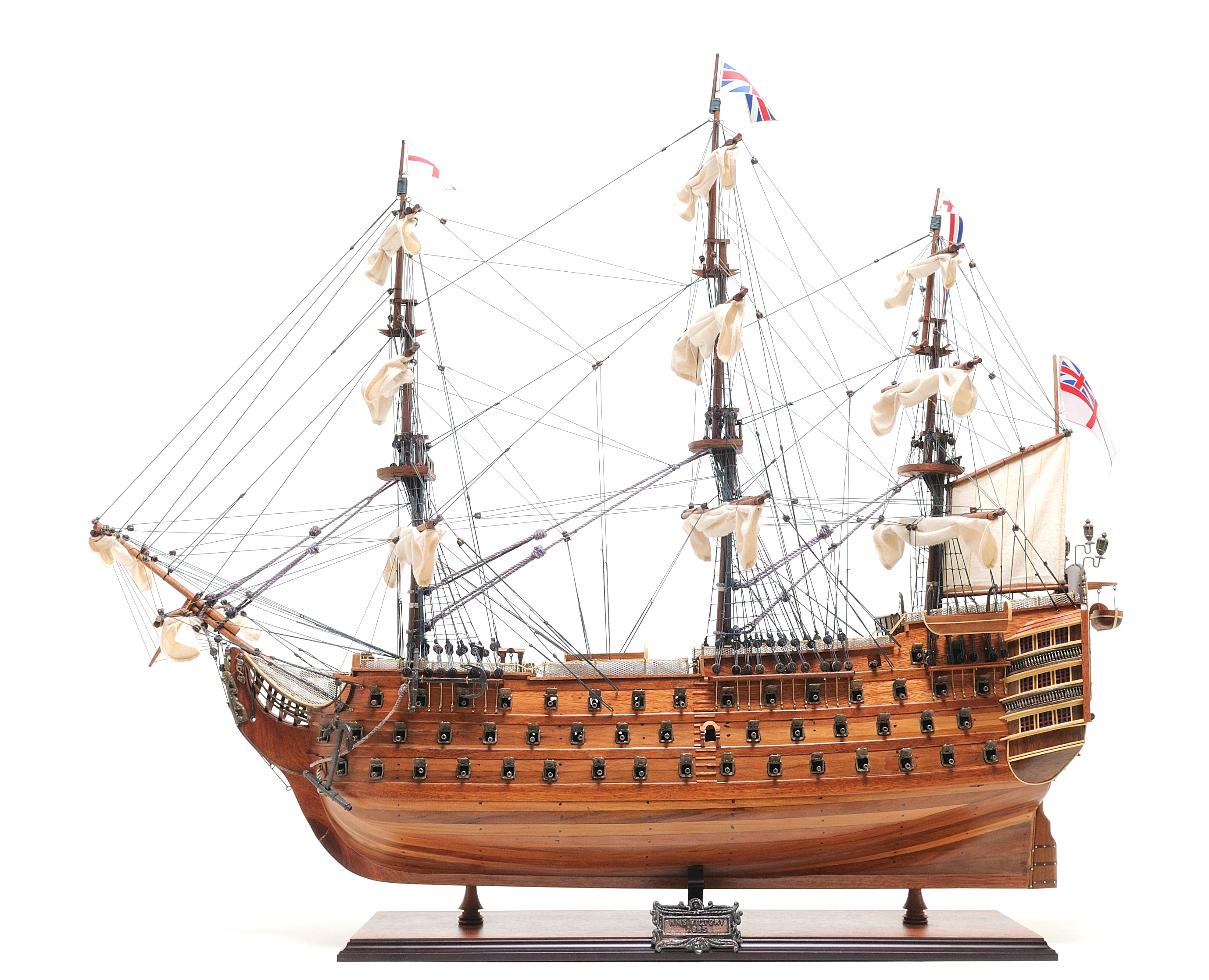  HMS Victory Large With Floor Display Case Model Display, Home furniture and decor, Old Modern Handicrafts, XoticBrands Home Decor