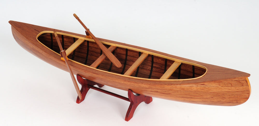  Peterborough canoe Handrafted Wooden Model Display, Home furniture and decor, Old Modern Handicrafts, XoticBrands Home Decor