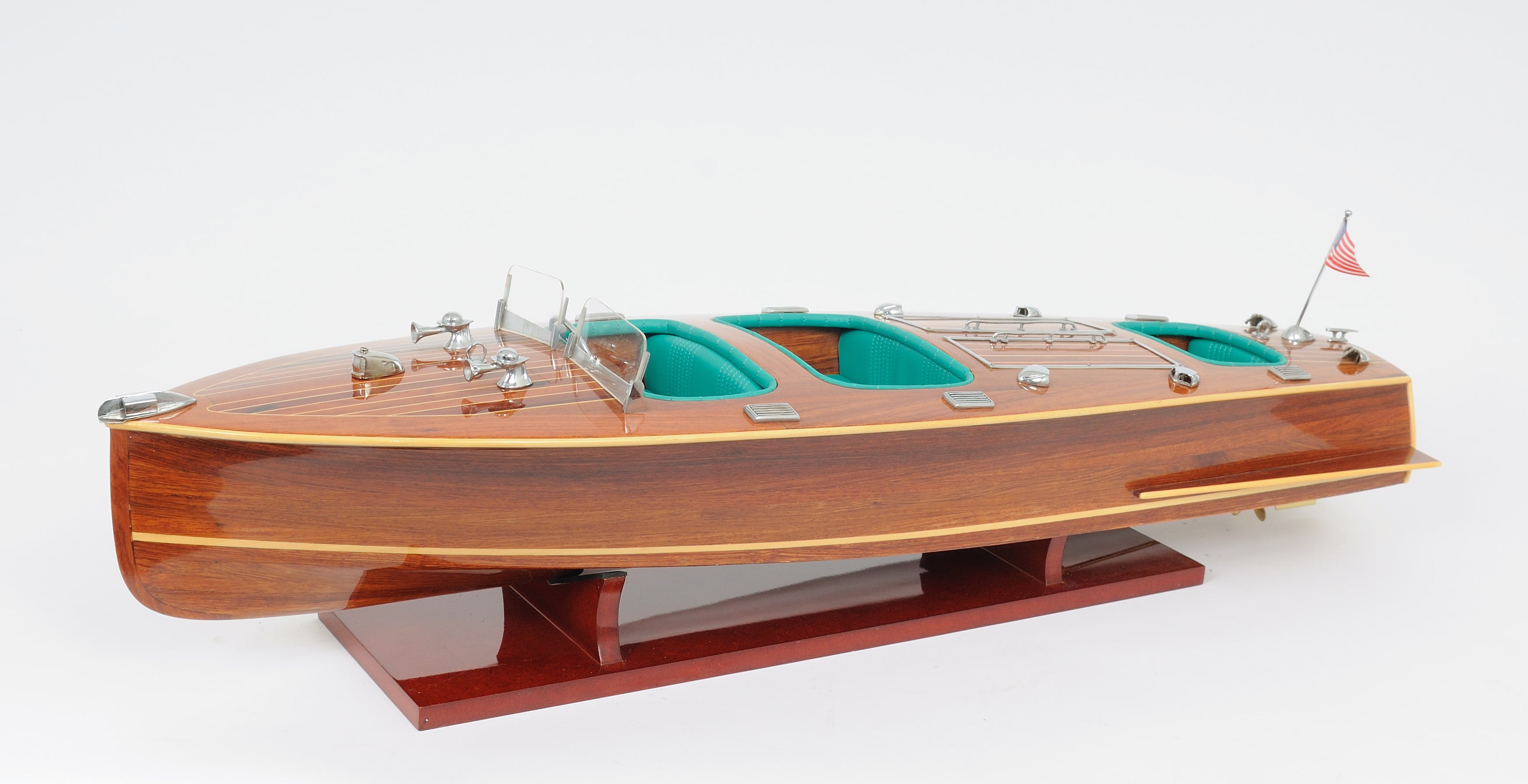  Chris Craft Triple Cockpit Iron Model Display, Home furniture and decor, Old Modern Handicrafts, XoticBrands Home Decor