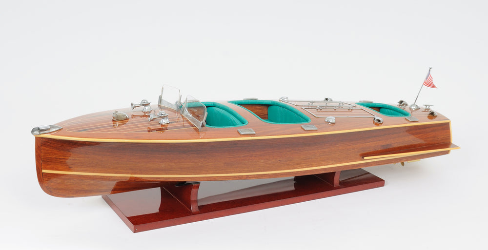  Chris Craft Triple Cockpit Iron Model Display, Home furniture and decor, Old Modern Handicrafts, XoticBrands Home Decor