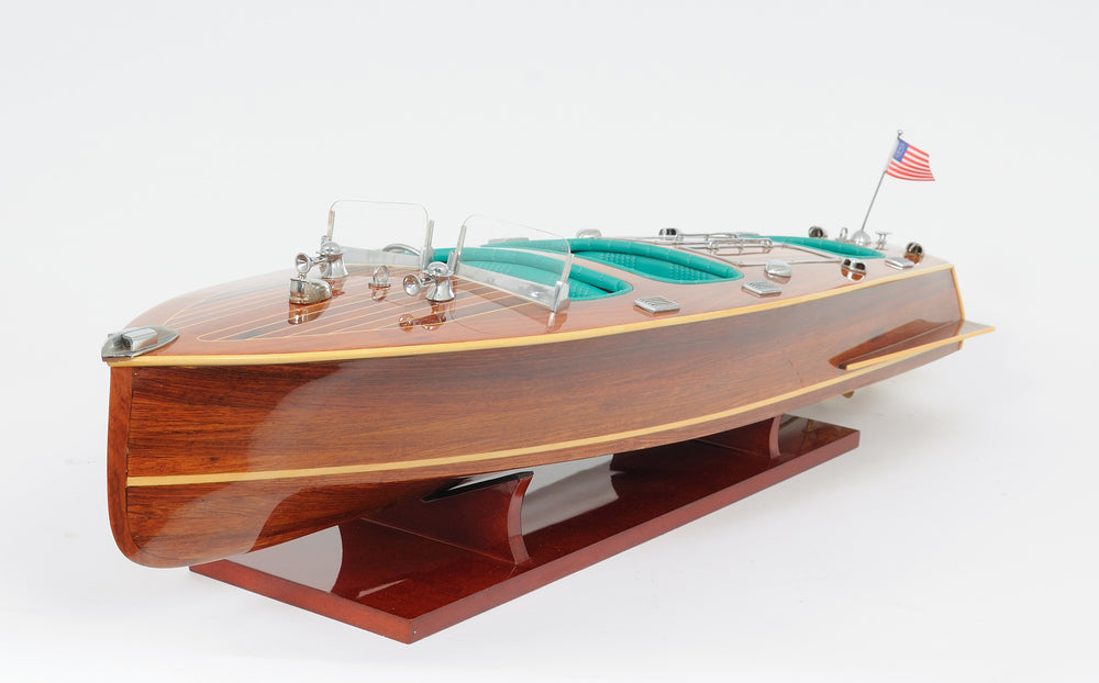  Chris Craft Triple Cockpit Iron Model Display, Home furniture and decor, Old Modern Handicrafts, XoticBrands Home Decor