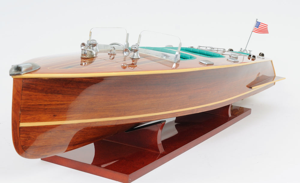  Chris Craft Triple Cockpit Iron Model Display, Home furniture and decor, Old Modern Handicrafts, XoticBrands Home Decor