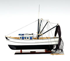  Shrimp Boat Model Display, Home furniture and decor, Old Modern Handicrafts, XoticBrands Home Decor