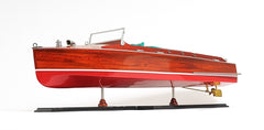  Chris Craft Runabout Painted Model Display, Home furniture and decor, Old Modern Handicrafts, XoticBrands Home Decor