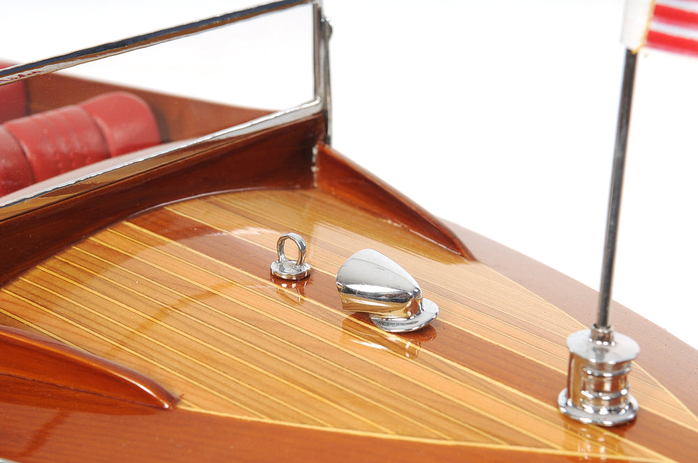  Chris Craft Runabout Medium Model Display, Home furniture and decor, Old Modern Handicrafts, XoticBrands Home Decor