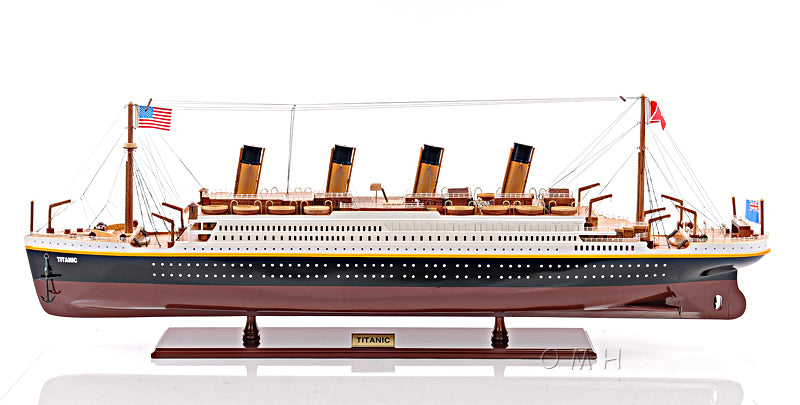  RMS Titanic Midsize with Display Case, Home furniture and decor, Old Modern Handicrafts, XoticBrands Home Decor