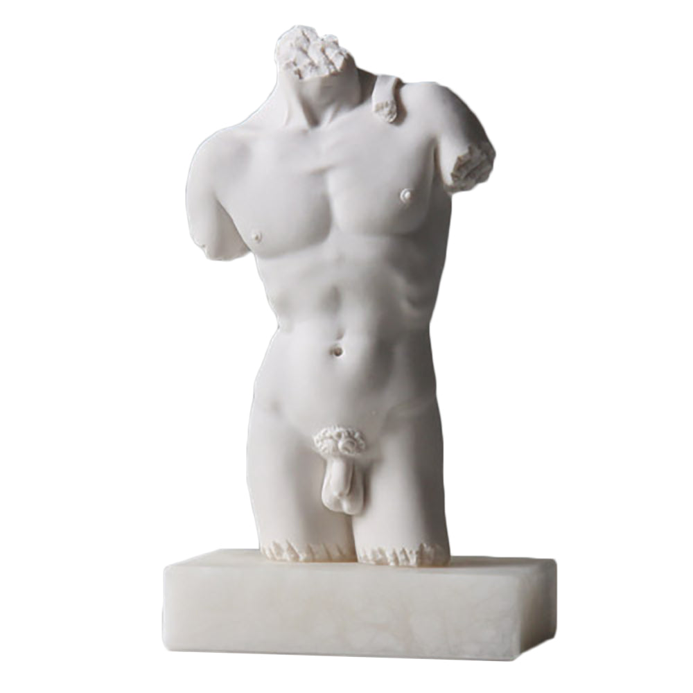 David Torso 9"H -  Figurines Classical  Sculpture - XoticBrands Home Decor
