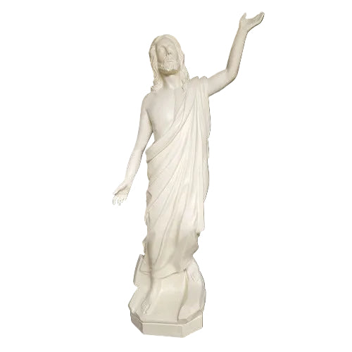  Resurrection Christ Statue 5' (NO FLAG) Animal Religious  Sculpture, Religious Decor, XoticBrands, XoticBrands Home Decor
