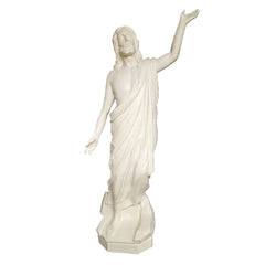  Resurrection Christ Statue 5' (NO FLAG) Animal Religious  Sculpture, Religious Decor, XoticBrands, XoticBrands Home Decor