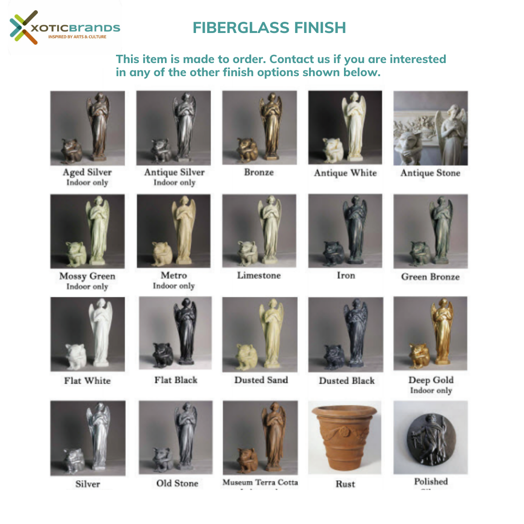 Aggim, The Ear Picking Gargoyle Desktop Sculpture Statue - Bronze Finish - XoticBrands Home Decor