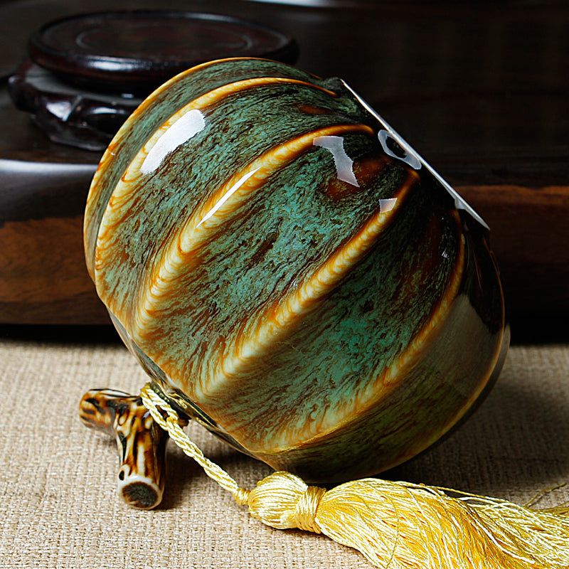  Alexis Ceramic Cremation Urn - Funeral Ashes, , XoticBrands Home Decor