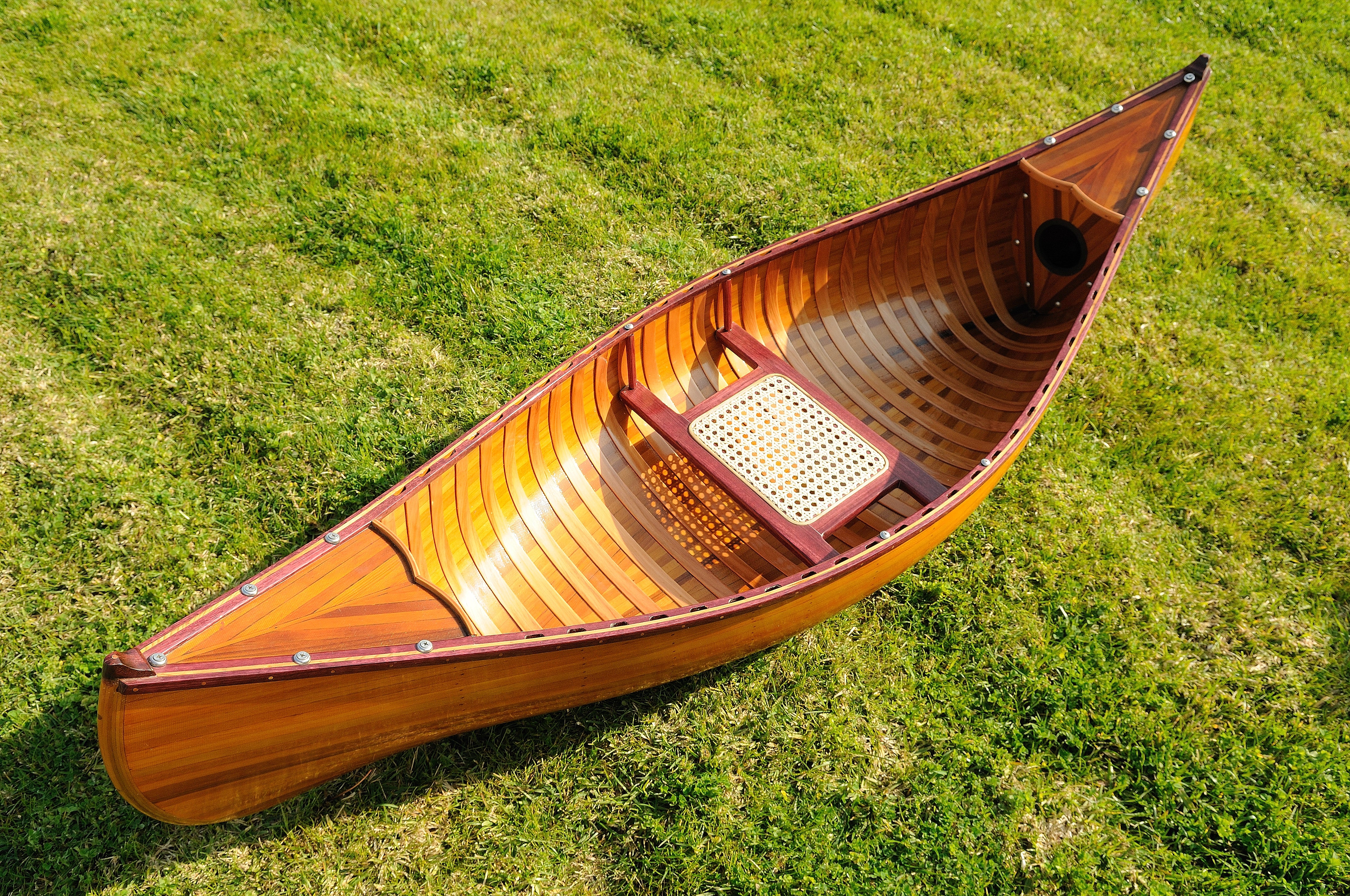  6 ft Wooden Canoe with ribs, Home furniture and decor, Old Modern Handicrafts, XoticBrands Home Decor