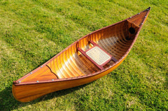  6 ft Wooden Canoe with ribs, Home furniture and decor, Old Modern Handicrafts, XoticBrands Home Decor