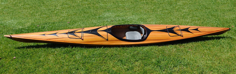  Wooden Kayak with arrows design 17 ft, Home furniture and decor, Old Modern Handicrafts, XoticBrands Home Decor