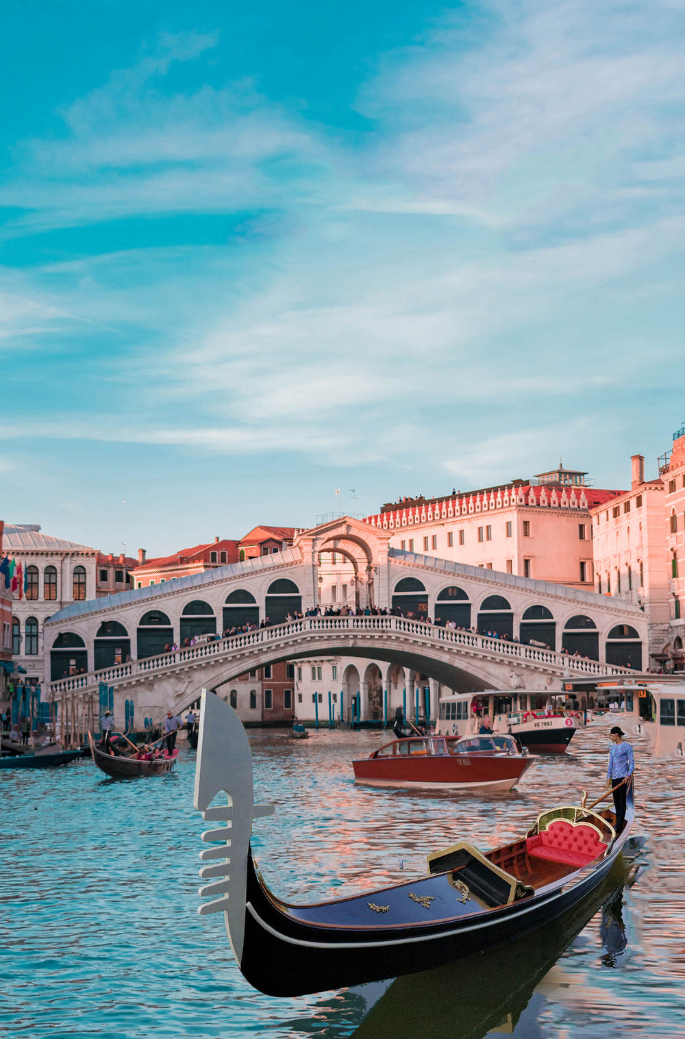  Venetian Gondola Real Boat 36, Home, Old Modern Handicraft, XoticBrands Home Decor