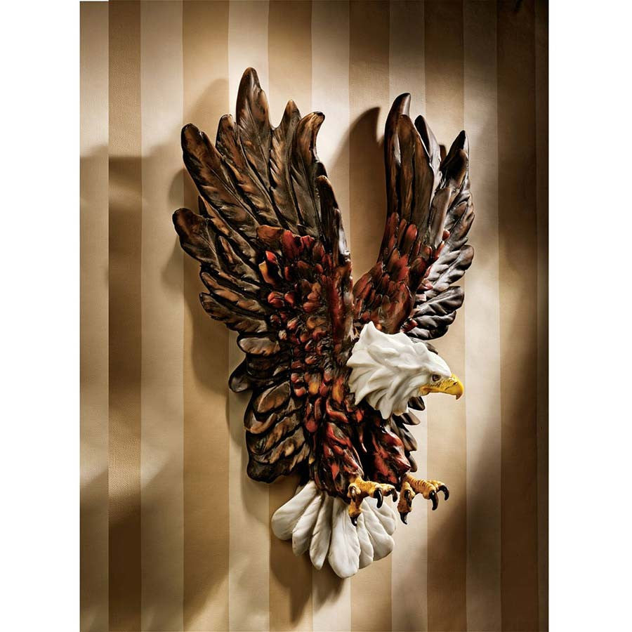 15" American Eagle Wall Sculpture Statue Figurine [Kitchen]