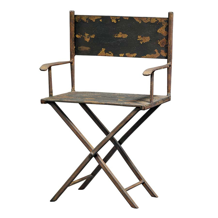 Hollywood Memorabilia Producer Directors Chair Table Sculpture - XoticBrands Home Decor
