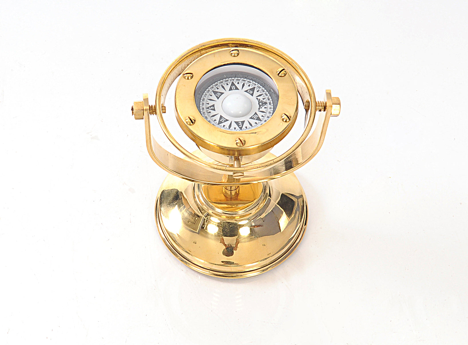  Gimbaled Compass Model Display, Home furniture and decor, Old Modern Handicrafts, XoticBrands Home Decor